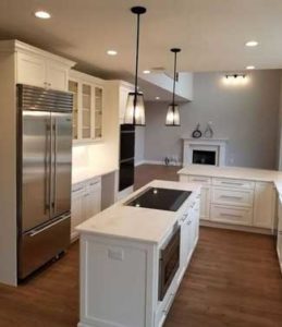 Consider high-end appliances and a new island when remodeling your kitchen